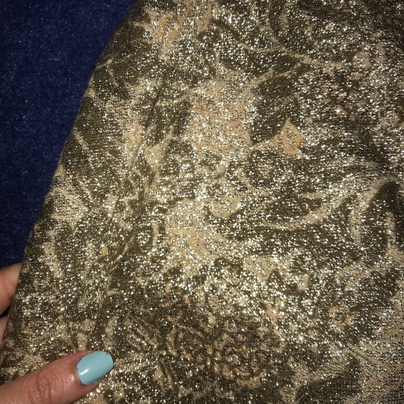 Authentic Dolce & Gabbana Gold Dress WITH POCKETS - Picture 2 of 3